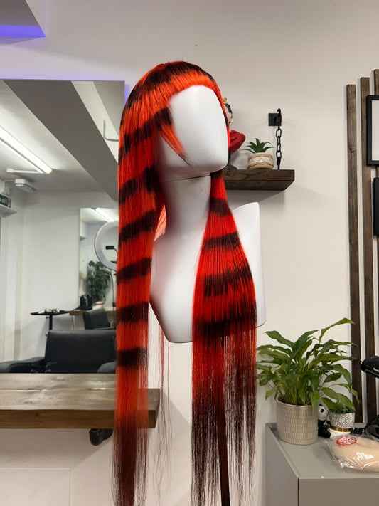 Stripe Human hair Mullet!