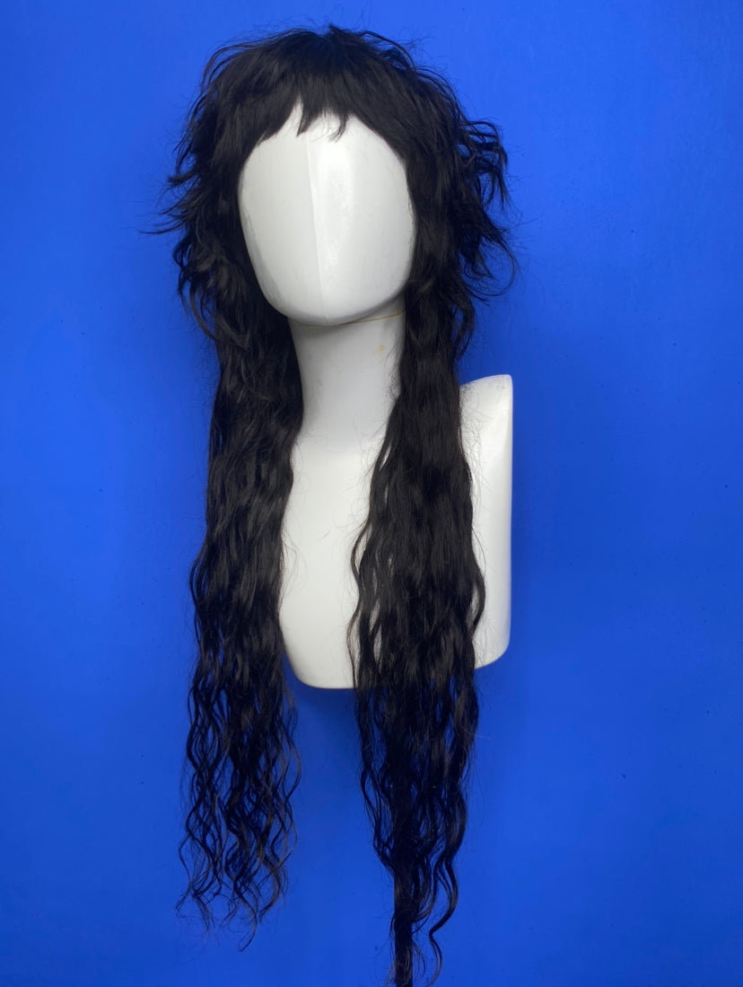 Custom 100% Human Hair Shaggy wolf/mullet